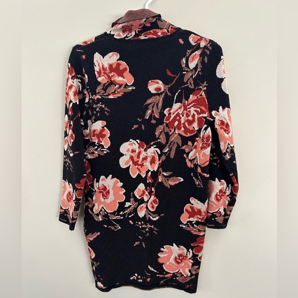 ALI & JAY Floral Turtleneck Cozy Knit Sweater Mini Dress - Picture 4 of 5